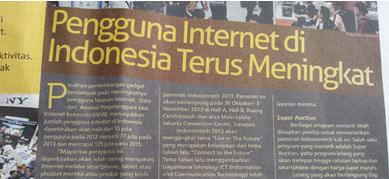Pengguna Internet sehat indonesia